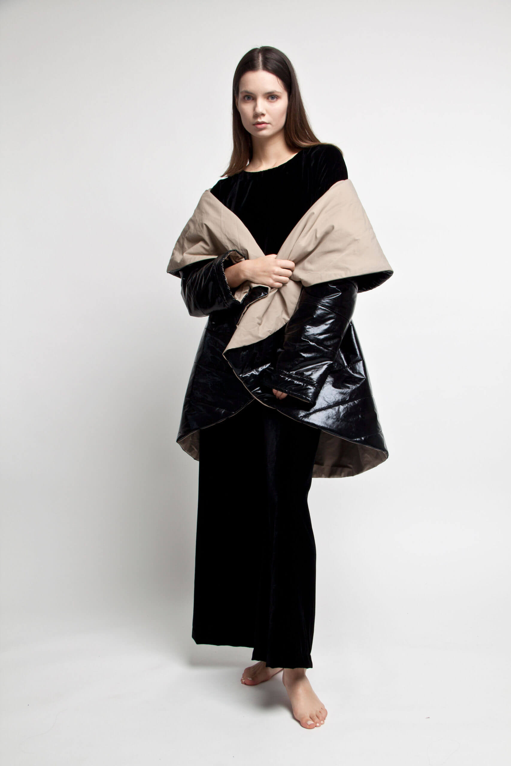 Black&Beige Circle Jacket