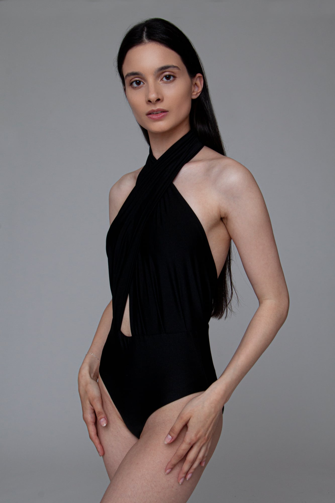 Delilah fürdőruha fekete