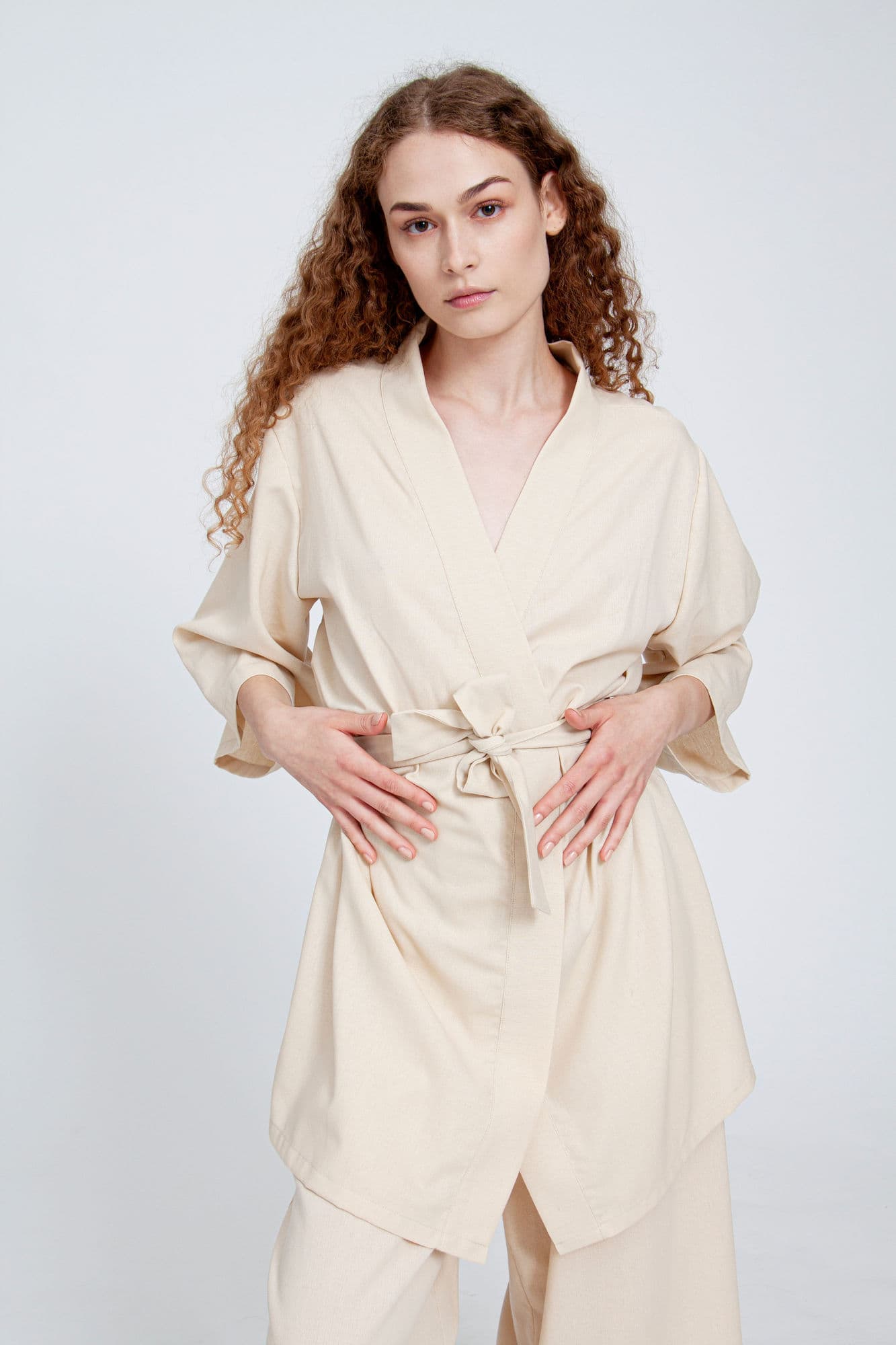 Jasmine kaftán len